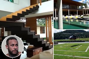 Inside Neymar's £7m mansion where he is spending the coronavirus crisis with pals