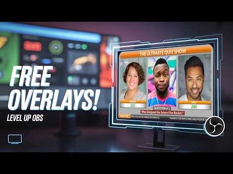 Unlock Free Professional Overlays for OBS Studio