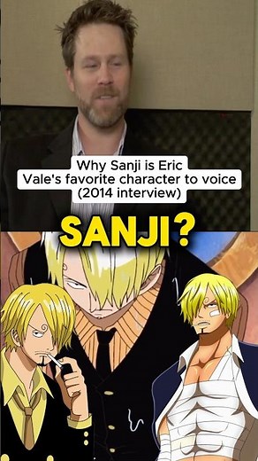 Why Sanji is Eric Vale’s favorite character to voice