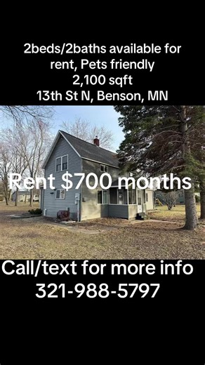 Charming 2-story home situated on a large lot with plenty of space to enjoy! This 2 bedroom, 2 bathroom property features several exterior updates including newer siding, windows, and shingles—giving you peace of mind on the big-ticket items. Inside, the home offers great potential with an opportunity to add your personal touch and build equity. Whether you're looking for a starter home, investment property, or a project to make your own, this property is full of possibilities. #fyp #housetour #