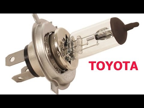 Headlight Bulbs Replace Install Easy Change On Toyota Tacoma LED or High End Halogen