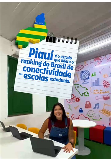 Seguimos na liderança quando o assunto é educação e inclusão digital! As nossas escolas da rede estadual conquistaram o 1º lugar no ranking nacional de conectividade do MEC! Isso significa internet em velocidade adequada para os nossos estudantes. Esse avanço fortalece o uso de tecnologias em sala de aula, amplia o acesso ao conhecimento e cria melhores condições de aprendizagem para estudantes e professores. Mais conectividade significa menos desigualdade, mais oportunidades e uma educação cada