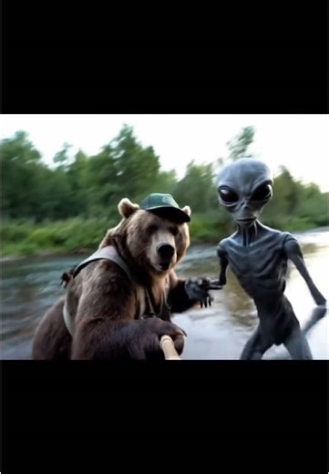 Alien Encounter During Bear Vlog Adventure