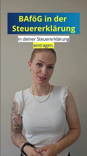 BAföG on Your Tax Return