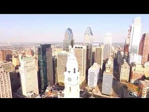 Aerial Drone View of Philadelphia 4K