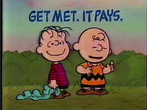 Metropolitan Life "Get Met. It Pays" Peanuts commercial (1986)