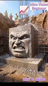 Curing period of RCC cast in situ structure explain by AI animation