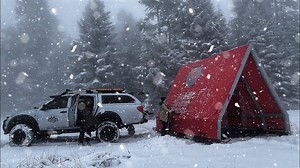 1.9K views · 130 reactions | Hello from the Atik Family's new camping trip. We are with you in this chilly, snow-covered camping video. On top of the snow, we set up a heated tent camp with a stove. With our brand-new bungalow tent and the bitterly cold temperatures of -14 degrees, it was a peaceful snow camp. For more videos on camping, don't forget to like the video and subscribe to our channel. Enjoy the video, everyone. #atikailesi #snowcamp #camping | Royal Camp | Facebook