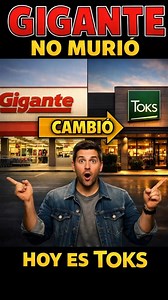 Gigante cerró… pero su historia no terminó 🛒 Fundado en 1962, Gigante fue uno de los supermercados más importantes de México. En 2007 cerró tras vender sus tiendas a Soriana. Pero el grupo no desapareció. Hoy Grupo Gigante sigue vivo con Toks, una cadena que atiende a casi 32 millones de clientes al año. #history #supèrmercado #Soriana #toks #viralreels | ¿Sabías esto?