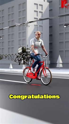 Bicycle Helicopter – Fly to School with This Crazy Invention!