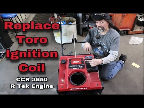 EASILY Replace Ignition Coil On A Toro CCR 3650 Snowblower