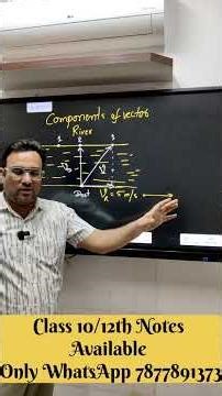 NEET 2026 River Crossing Trick | Vector Components | JEE NDA CBSE Physics