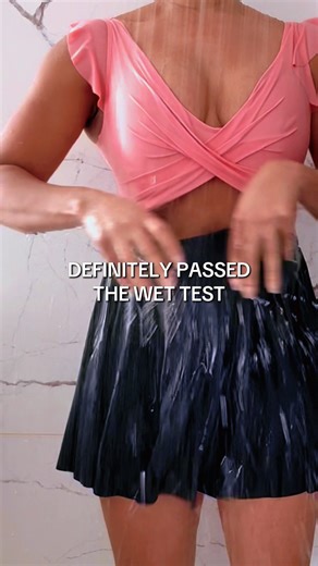 You want a swimdress that still looks good after you actually get in the water—and this one passes the wet test. It keeps its shape, doesn’t sag or cling, and still feels comfortable once it’s wet. The built-in cover makes it look like a full outfit, so you can step out of the pool and walk around without feeling exposed. Perfect for vacation days when you want to relax, swim, and still look cute. For reference, I’m 5’9”, 165 lbs, wearing a Medium and it fits true to size. Link is below.#bathing