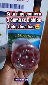 Si tú niño comiera 3 Gomitas Biokids todos los días 🤩👧👼 #BioKids #gomitas #moringa #niñossanos #vitaminasyminerales | Víctor Manuel Velasquez Espinoza