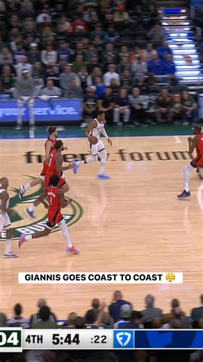 Giannis Antetokounmpo goes coast-to-coast and hits the euro SLAM! 💥 4Q | HOU-MIL • LIVE on NBA League Pass ➡️ https://www.nba.com/how-to-watch-game-redirect/0022500191?partnerRef=NBA&platform=Facebook&surface=Post | NBA