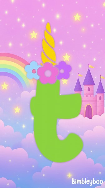 ABC Unicorn Song | Lowercase Letters | Learn a to z | Bimbleyboo #shorts #kidssongs