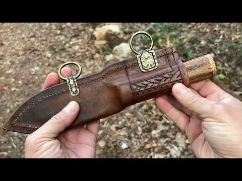 Seax style knife
