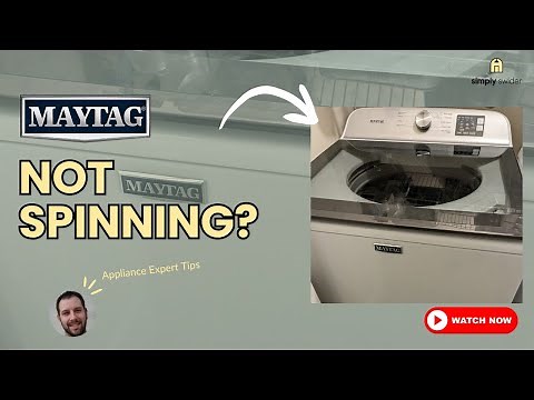 Maytag Washer Won't Spin? 8 Fixes (70% Success Rate!)