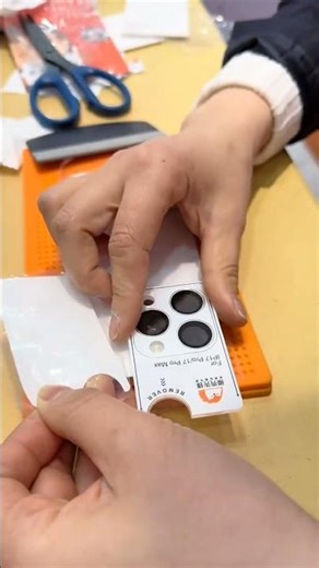 iPhone 16 Pro Max Lens Protector Easy Installation & Real Test #shorts #iphone #cameraprotection