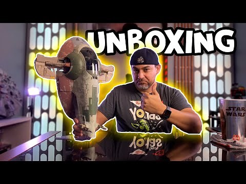 Star Wars Boba Fett's Slave 1 Ship Toy Unboxing! Hasbro Vintage