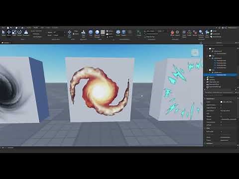 4 Cool ways to make Particle Effects In Roblox Model links are in the Description