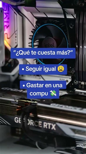 “¿Qué te cuesta más?”Seguir igual 😩Gastar en una compu 💸#computadoras #laptops #computadorasylaptops