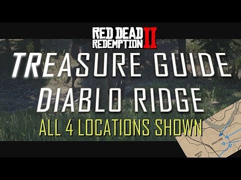 RDR2 ONLINE - ALL 4 DIABLO RIDGE TREASURE LOCATIONS ON RED DEAD REDEMPTION 2