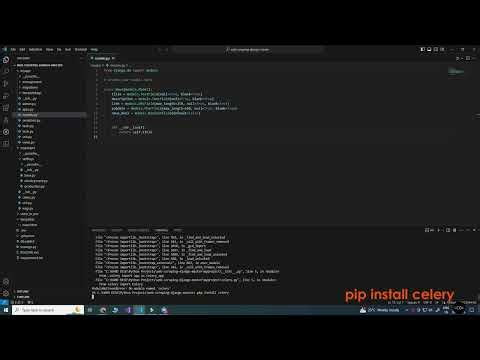 ModuleNotFounEerror:No module named celery -Django Python