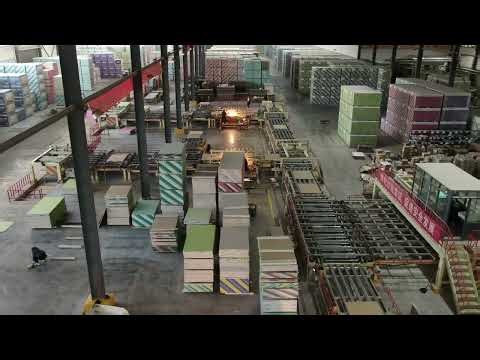 The Marvelous Journey of Gypsum Board Manufacturing | Gypsumboard Production Line |