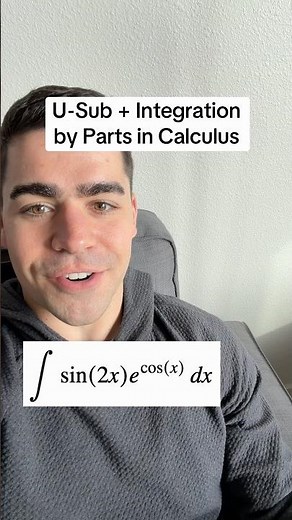 How to solve using u-sub + integration by parts in calculus