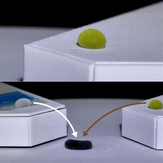 Scientists Develop Shape-Shifting Liquid Robots That Resemble Gummy Bears and Behave Like a Living Cell