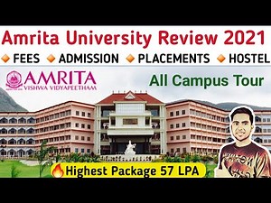 Amrita University Coimbatore Campus Review 2021 | Fees, Admission, Placement, | Engineering College