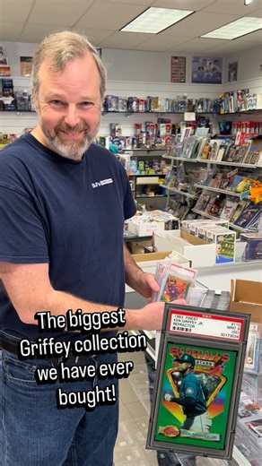The most expensive Ken Griffey Jr collection we have ever bought! A few have sold but we will have a huge post of the rest that will go up at 2 PM today! Set your alarms so you don’t miss out! #kengriffeyjrcards #kengriffeyjr #thekid #seattlemariners | DJ's Sportscards