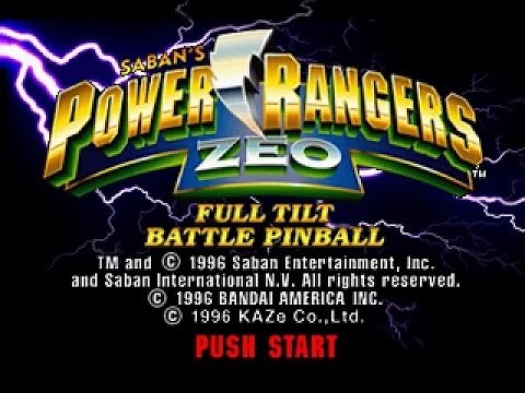 PSX Longplay [282] Power Rangers: Zeo Pinball