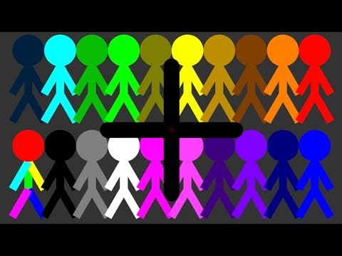 Stickman RTTB Run Race ASMR In Algodoo - Algicosathlon Day 59