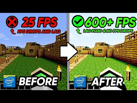🔧 How to BOOST FPS In Minecraft on Low End PC ✅ LAG FIX & FIX FPS DROPS In Minecraft 2024!