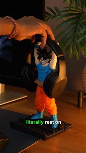 I Created the Coolest Goku-Inspired Headphone Holder Using AI ⚡🎧 ‪@MeshyAI‬ #3ddesign #goku #anime