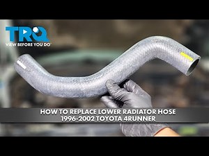 How to Replace Lower Radiator Hose 1996-2002 Toyota 4Runner