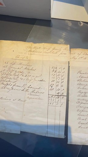 Welcome to What's in the Box! It was the period which saw the beginning of the Victorian Goldrush - the 1850s - and Melbourne was soon to prosper as a settlement. Victorian cultural life was also emerging, including its institutions. This PMI financial report showing revenues and expenditures for 1854 harks back to the early days of PMI when it's foundation in the community was first established by Reverend William Moss on 1 May 1854. Land for the eventual construction of the library premises wa