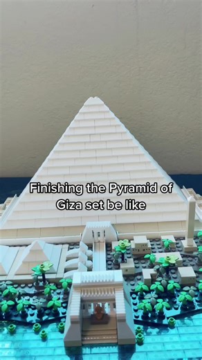 Building a Lego Pyramid of Giza Set with a Twist