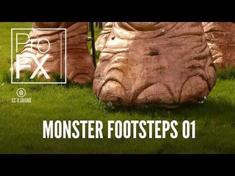 Monster footsteps sound effect | ProFX (Sound, Sound Effects, Free Sound Effects)