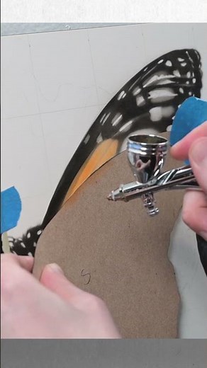 Painting BUTTERFLY WINGS with an AIRBRUSH