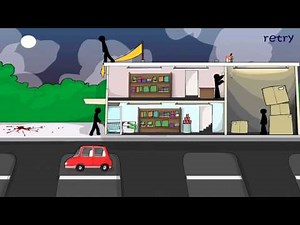 Click Death Super Market Stickman Edition Walkthrough