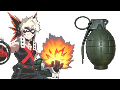 My hero academia characters and their favorite weapons