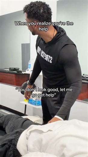 Wait there isn’t a charge nurse around 😂#stretchpad