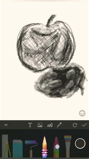 Apple Pencil Sketch | Simple Digital Shading Practice | Art Tutorial