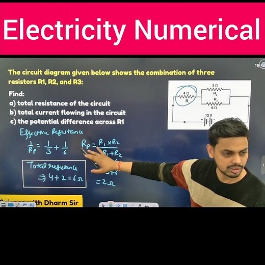 Electricity Numerical #class10 #class10th #science #scienceclasses #physics #physicsnumericals