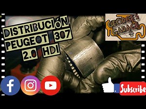 Changing the timing belt on a Peugeot 307 2.0 HDI (RHY)