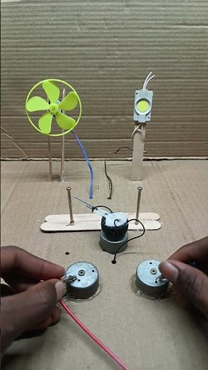How Creating a DC Motor LED Light Switch Mechanism