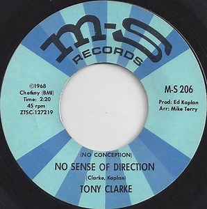Tony Clarke - (No Conception) No Sense Of Direction